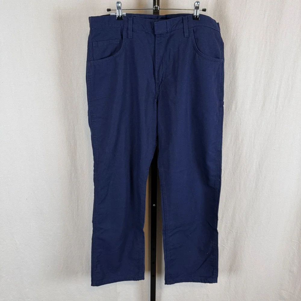 Bulwark FR Navy Flame Resistant Work Pants PLJ6NV4 38x30 CAT 2 NFPA 2112 NEW